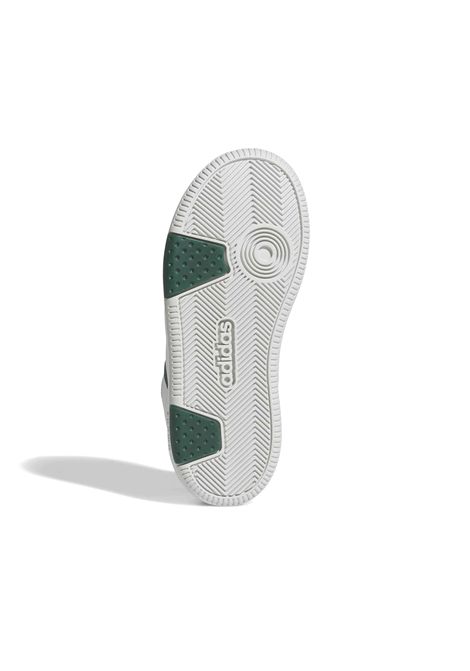 Adidas Hoops Classic Elastic Lace Shoes White Green Kids ADIDAS CORE | Sneakers | KI6394-